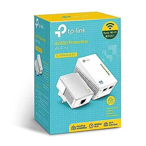 TP-Link TL-WPA4220KIT AV600 Wi-Fi Powerline Extender Starter Kit TP-Link TL-WPA4220KIT AV600 Wi-Fi Powerline Extender Starter Kit von TP-Link