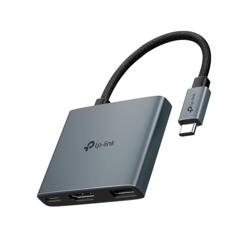 TP-Link UH3020C USB C Hub PD100W, 4K 60Hz HDMI, 5Gbps USB-A 3.0, Plug & Play, Kompatibel mit Mac OS, Windows, Linux, iPadOS, iOS, Android, ChromeOS, Nintendo von TP-Link