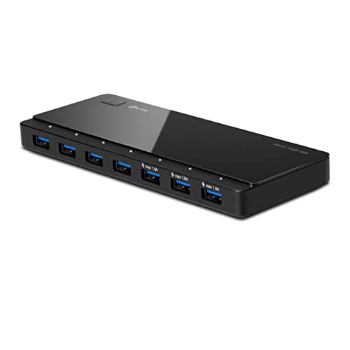TP-Link UH720 USB-Hub mit Stromversorgung, 7 × USB 3.0 Datenanschlüssen und 2 × Charging USB Ports, kompatibel mit Windows, Mac, Chrome und Linux, mit EIN/Aus-Schalter, 12V/4A-Netzadapter TP-Link UH720 USB-Hub mit Stromversorgung, 7 × USB 3.0 Datenanschlüssen und 2 × Charging USB Ports, kompatibel mit Windows, Mac, Chrome und Linux, mit EIN/Aus-Schalter, 12V/4A-Netzadapter von TP-Link
