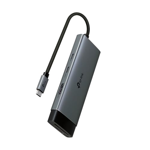 TP-Link UH7020C USB C Hub PD100W, 4K 60Hz HDMI, 1× USB C, 2× USB A, SD- und microSD-Karten bis zu 200 MB/s, kompatibel mit MacOS, Windows, Linux, iPad OS, iOS, Android, ChromeOS, Nintendo TP-Link UH7020C USB C Hub PD100W, 4K 60Hz HDMI, 1× USB C, 2× USB A, SD- und microSD-Karten bis zu 200 MB/s, kompatibel mit MacOS, Windows, Linux, iPad OS, iOS, Android, ChromeOS, Nintendo von TP-Link