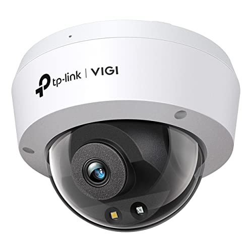 TP-Link VIGI C230 2,8 mm Objektiv Smart Sicherheitskamera | 3 MP HD Vollfarb-Dome-Netzwerkkamera | integriertes Mikrofon | IK10 vandalismussicher | IP67 wasserdicht | H.265+ | PoE/12V CCTV von TP-Link