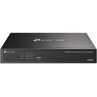 TP-Link VIGI NVR1008H-8MP 8 Kanal Netzwerk Video Recorder, 1x bis zu 10TB SATA HDD intern montierbar, Rack-fähig von TP-Link