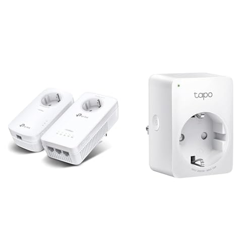 TP-Link WLAN Powerline Adapter Set TL-WPA8631P KIT(Dualband 1200Mbit/s & TP-Link Tapo Smart WLAN Steckdose Tapo P110 mit Energieverbrauchskontrolle TP-Link WLAN Powerline Adapter Set TL-WPA8631P KIT(Dualband 1200Mbit/s & TP-Link Tapo Smart WLAN Steckdose Tapo P110 mit Energieverbrauchskontrolle von TP-Link