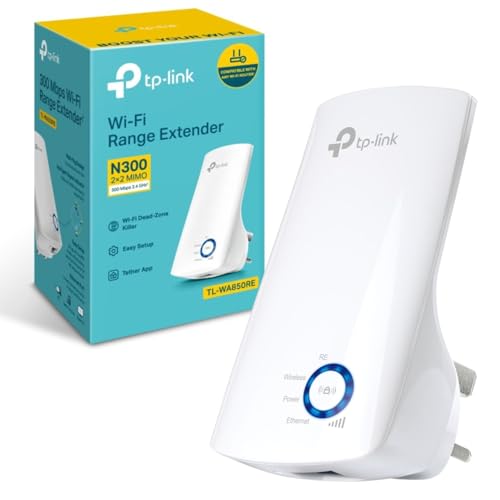 kenable TL WA850RE 300Mbps Wireless WLAN N Internet Range Extender Powerline UK, 006696 von TP-Link