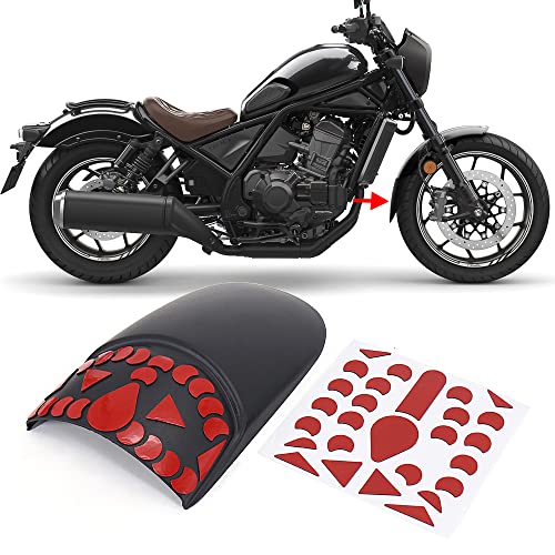TPARIS Motorrad Front KotflüGel für Honda Rebel CMX 1100 Rebel cmx 1100 2021 2022 Front Reifen Hugger Kotflügel Verlängerung Spritzschutz Body-Styling-Trim von TPARIS