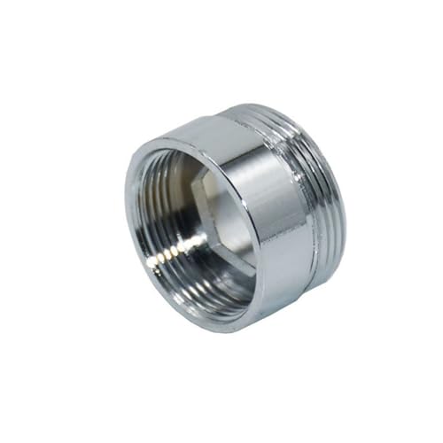 TPCYAN Wasserhahn Belüfter Adapter, 1/2"M16 M17 M18 M19 M12 M22 M24 M28 M32 Gewindeanschluss Männliche Weibchen für Bubbler Wasserreiniger Wasserhahn Kupferbeschläge (Size : M19-M22-13.2mm) von TPCYAN