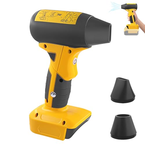 Mini-Jet-Trockengebläse für Dewalt 20 V max. Akku, 130.000 U/min, kabellos, tragbar, Turbo-Jet-Gebläse für Auto, Laubbläser, Reinigung, Camping, Werkstatt, Rasen (Batterie nicht im Lieferumfang von TPDL