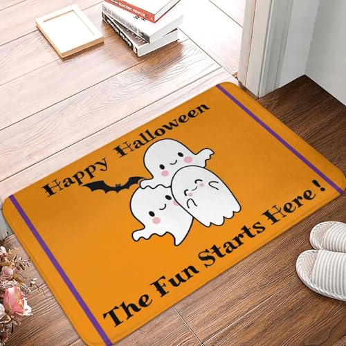 Halloween Fußmatte Anti-Rutsch Eingang Küche Bad Boden Tür Matte Schlafzimmer Balkon Teppich Teppich-16x24 inch von TPDODON