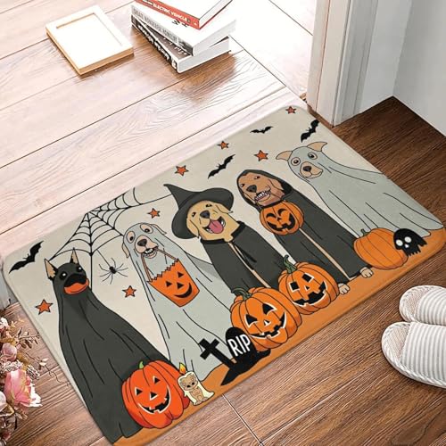 Halloween Fußmatte rutschfeste Küche Badematte Wohnzimmer Tür Boden Eingang Teppich Teppich-20x32 inch von TPDODON