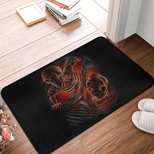 Hell Break Vordere Bodentür Eingangsmatte Outdoor Horror Gothic Skelett Tod Schädel Küche Badezimmer Fußmatte Garage Teppich Teppich-20x32 inch Hell Break Vordere Bodentür Eingangsmatte Outdoor Horror Gothic Skelett Tod Schädel Küche Badezimmer Fußmatte Garage Teppich Teppich-20x32 inch von TPDODON