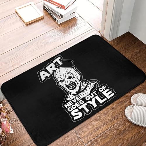 TPDODON Horror Clown Halloween Film Terrifier Fußmatte Matte Anti-Rutsch Badezimmer Küche Garten Teppich Teppich-20x32 inch TPDODON Horror Clown Halloween Film Terrifier Fußmatte Matte Anti-Rutsch Badezimmer Küche Garten Teppich Teppich-20x32 inch von TPDODON