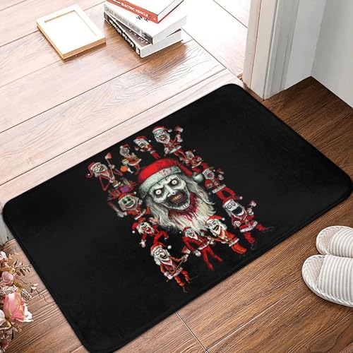 TPDODON Horror Clown Halloween Film Terrifier Haustür Boden Eingangsmatte Innen Küche Badezimmer Fußmatte Toilette Teppich Teppich-24x36 inch von TPDODON