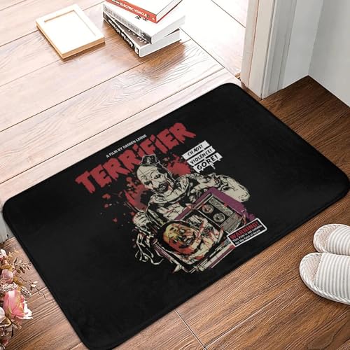 TPDODON Horror Clown Halloween Film Terrifier Haustürmatte Anti-Rutsch Outdoor wasserdichte Fußmatte Küche Balkon Eingang Teppich Teppich-16x24 inch TPDODON Horror Clown Halloween Film Terrifier Haustürmatte Anti-Rutsch Outdoor wasserdichte Fußmatte Küche Balkon Eingang Teppich Teppich-16x24 inch von TPDODON