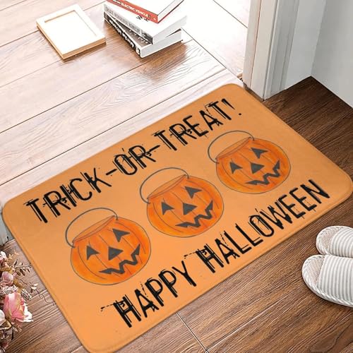 TPDODON Kürbislaterne Halloween Fußmatte rutschfeste Küche Badezimmer Matte Schlafzimmer Balkon Boden Tür Eingang Teppich Teppich-20x32 inch TPDODON Kürbislaterne Halloween Fußmatte rutschfeste Küche Badezimmer Matte Schlafzimmer Balkon Boden Tür Eingang Teppich Teppich-20x32 inch von TPDODON