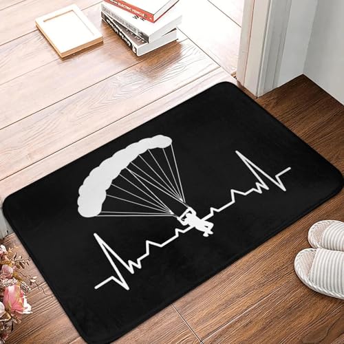TPDODON Paraglider Extreme Sports Bodentür Küchenmatten Anti-Rutsch-Fußmatte für den Innenbereich Fallschirmspringen Schlafzimmer Balkon Eingangsbereich Teppich-20x32 inch TPDODON Paraglider Extreme Sports Bodentür Küchenmatten Anti-Rutsch-Fußmatte für den Innenbereich Fallschirmspringen Schlafzimmer Balkon Eingangsbereich Teppich-20x32 inch von TPDODON