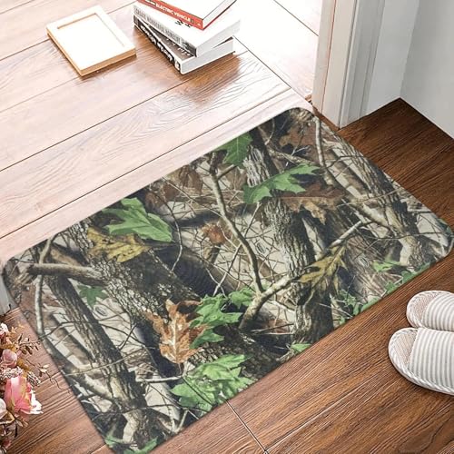 TPDODON Real Tree Camouflage Camo Muster Haustür Boden Eingangsmatten Innen Küche Badezimmer Fußmatte Garage Teppich Teppich-16x24 inch TPDODON Real Tree Camouflage Camo Muster Haustür Boden Eingangsmatten Innen Küche Badezimmer Fußmatte Garage Teppich Teppich-16x24 inch von TPDODON