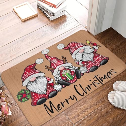 TPDODON Roter Weihnachtsmann Frohe Weihnachten Vorderboden Tür Eingangsmatte Innenbereich Küche Bad Fußmatte Garten Teppich-16x24 inch TPDODON Roter Weihnachtsmann Frohe Weihnachten Vorderboden Tür Eingangsmatte Innenbereich Küche Bad Fußmatte Garten Teppich-16x24 inch von TPDODON