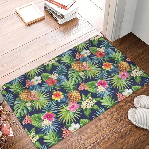 TPDODON Sommer Tropische Früchte Ananas Fußmatte Matte Anti-Rutsch Küche Bad Garten Teppich Teppich-20x32 inch von TPDODON