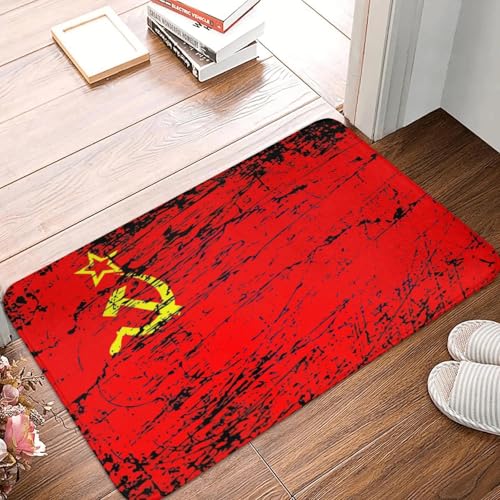 TPDODON Sowjetunion UDSSR Russland Flagge Boden Tür Bad Küche Matte Anti-Rutsch Indoor CCCP Fußmatte Wohnzimmer Eingang Teppich Teppich Footpad-16x24 inch TPDODON Sowjetunion UDSSR Russland Flagge Boden Tür Bad Küche Matte Anti-Rutsch Indoor CCCP Fußmatte Wohnzimmer Eingang Teppich Teppich Footpad-16x24 inch von TPDODON