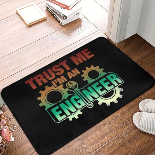 TPDODON Trust Me I'm An Engineer Mechanical Engineering Fußmatte für den Eingangsbereich für die Außenküche Fußmatte Wohnzimmerteppich-24x36 inch von TPDODON