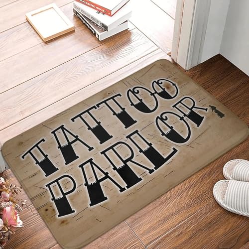 Tattoo Shop Haustür Boden Eingangsmatte Innen Badezimmer Küche Fußmatte Garage Teppich Teppich-20x32 inch von TPDODON