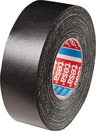 Tesa 04651-00507-00 7698135038 Gewebeband Premium 50mx38mm in schwarz, 50 m x 38 mm von tesa
