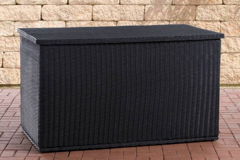 TPFGarden Auflagenbox Comfort 5mm - aus UV-beständigem Polyrattan und Aluminium-Gestell (Aufbewahrungsbox Garten - wasserdichte Gartentruhe, Gartenbox mit 2 hochwertigen Gasliftdämpfer), Maße: Volumen 785 Liter - Außenmaße: (TxBxH): 84 x 148 x 85cm von TPFGarden