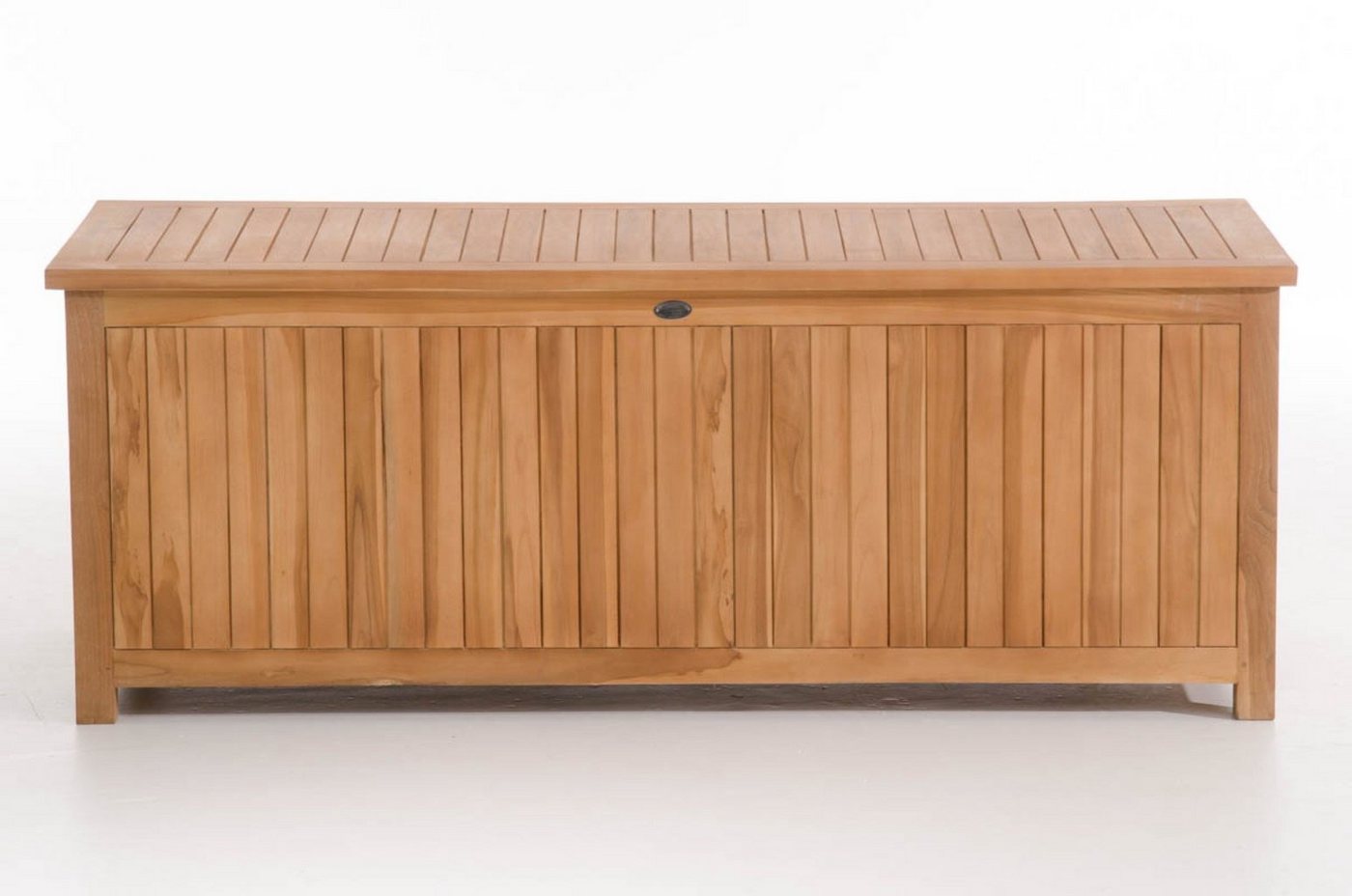 TPFGarden Auflagenbox Odin - Gartenbox aus hochwertigem wasserabweisendem Teakholz (Aufbewahrungsbox Garten - Gartentruhe Teakholz, Gartenbox mit 2 hochwertigen Gasliftdämpfer), Maße: Volumen 235 Liter - Außenmaße: (TxBxH): 60 x 120 x 62cm von TPFGarden