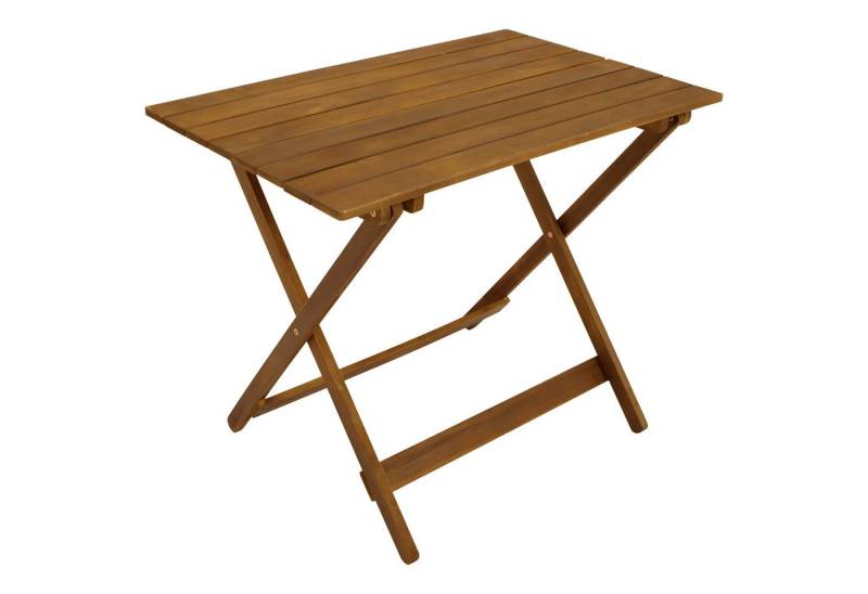 TPFGarden Gartentisch MARGATE (Klapptisch aus Akazienholz - Oberfläche geölt, Hochwertig verarbeiteter Outdoor Tisch), Outdoor Esstisch - Terrassentisch - Maße (BxHxT): 60 x 74 x 90 cm von TPFGarden
