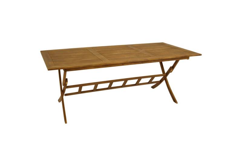 TPFGarden Gartentisch PAIGNTON (Klapptisch aus Akazienholz - Oberfläche geölt, Hochwertig verarbeiteter Outdoor Tisch), Outdoor Esstisch - Terrassentisch - Maße (BxHxT): 100 x 75 x 200 cm von TPFGarden