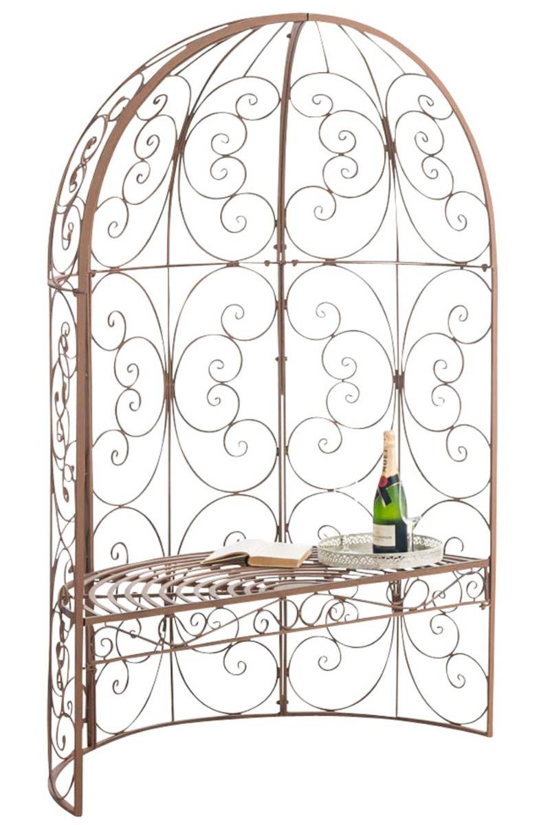 TPFGarden Halbpavillon Rosalia mit Sitzbank - antik braun Stück TPFGarden Halbpavillon Rosalia mit Sitzbank - antik braun Stück von TPFGarden