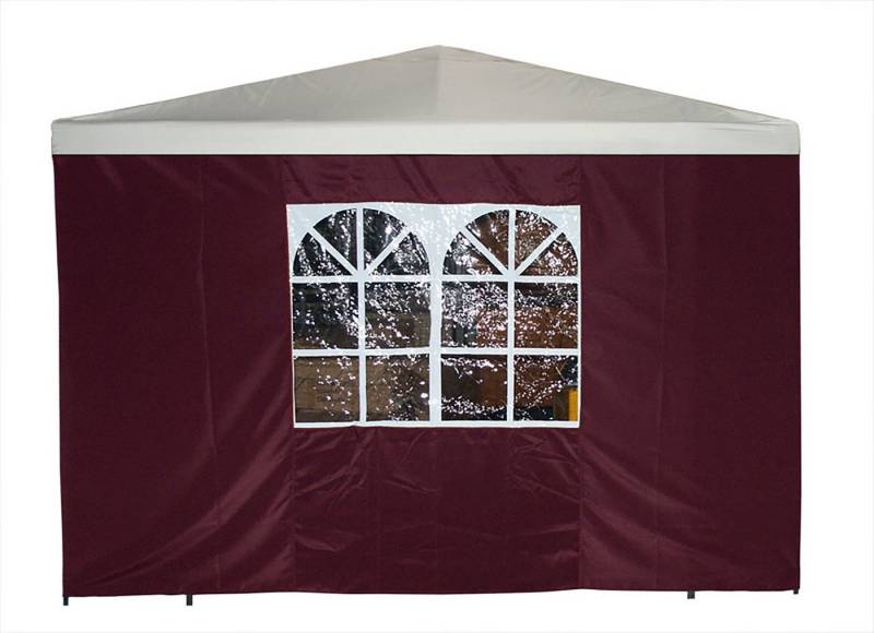 TPFGarden Pavillonseitenteil ROLAND, 300.00x190.00 cm, Seitenwand aus hochwertigem Polyester, Seitenteil mit PVC-Fenster von TPFGarden