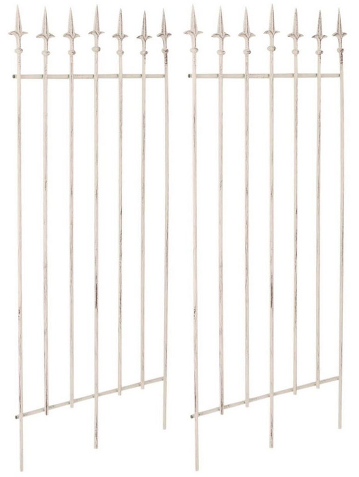 TPFGarden Rankhilfe Elly, 2 St., Rankgitter - 2er - Set - Blumengitter aus massivem Eisen, Rosengitter - Kletterhilfe - Pflanzengitter - Maße (HxB) 100 x 50 cm von TPFGarden