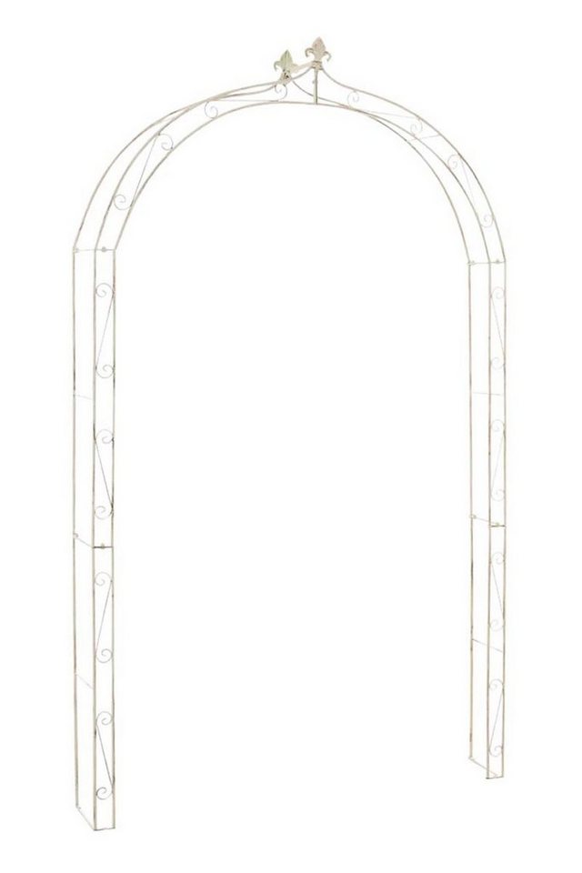 TPFGarden Rosenbogen Anra, Pergola - Spalier - Rankhilfe - Rankgitter aus massivem Eisen, Rosengitter - Kletterhilfe - Maße (HxBxT) 246 x 143 x 25cm von TPFGarden