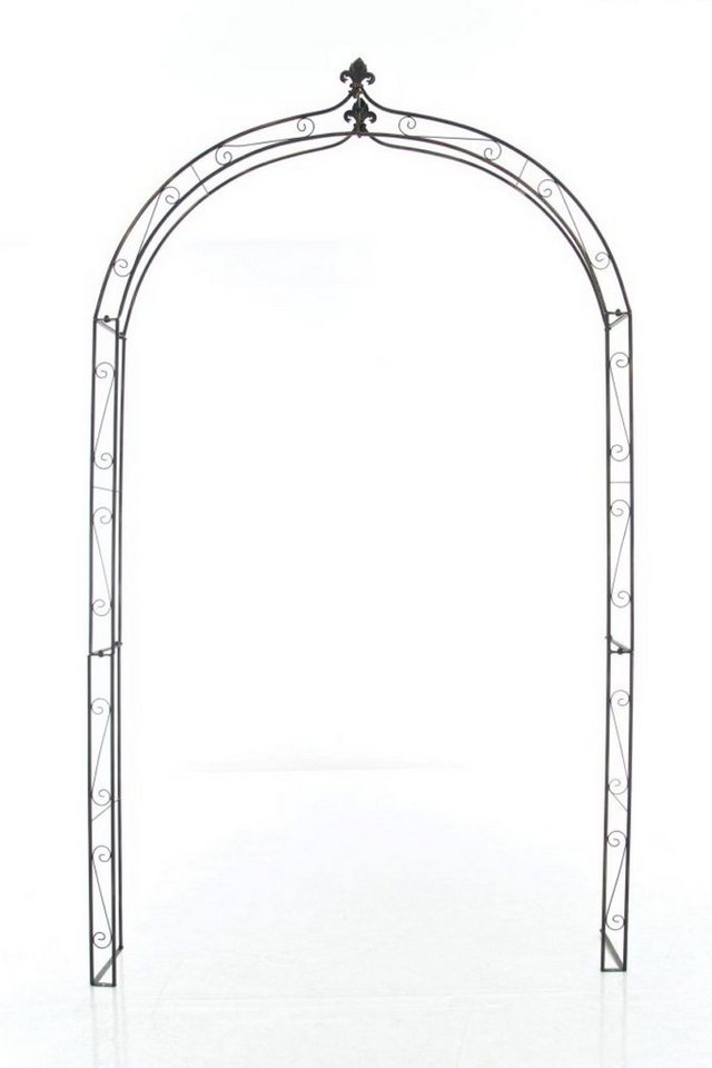 TPFGarden Rosenbogen Anra, Pergola - Spalier - Rankhilfe - Rankgitter aus massivem Eisen, Rosengitter - Kletterhilfe - Maße (HxBxT) 246 x 143 x 25cm von TPFGarden