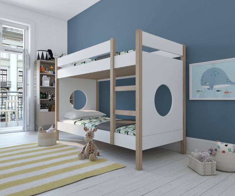 TPFLiving Aufsatzpaneel Smoll-Träbor - 2er Set Seitenpaneele aus stabilen MDF-Platten, (Hochwertige Paneele für unsere Betten Smoll und Träbor, 1-St., Seitenpaneele aus unserer Produktlinie SKANDINAVIA - Farbe weiß), MAßE (BxHxT): 90x90x2.5 cm - Gewicht: 18 kg von TPFLiving