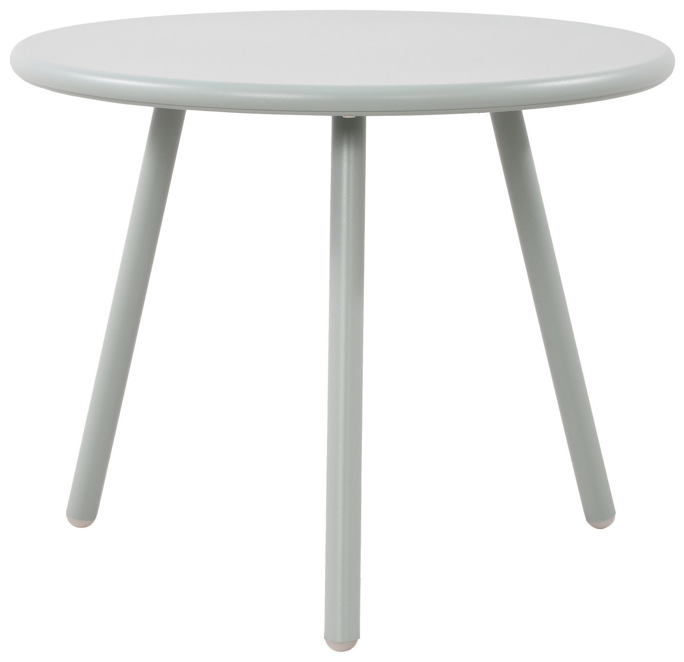 TPFLiving Couchtisch Belin (Tischplatte: Recyceltes Polypropylen, UV-beständig, wetterfest, Gestell: Metall mit E-Coating, rostfrei, mit Bodenschonern), Maße (TxBxH): 50 x 50 x 40cm - Farbe: türkis von TPFLiving