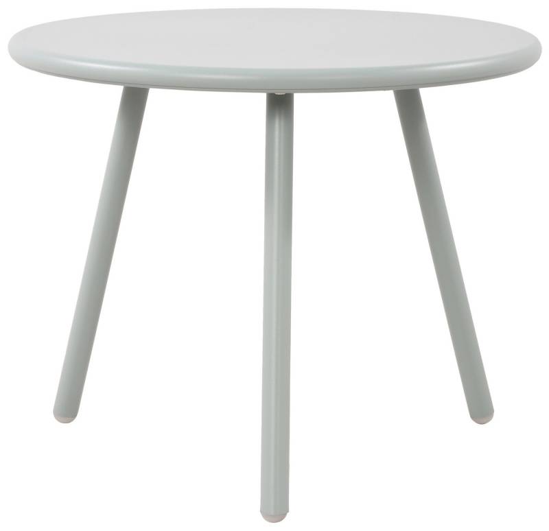 TPFLiving Couchtisch Belin (Tischplatte: Recyceltes Polypropylen, UV-beständig, wetterfest, Gestell: Metall mit E-Coating, rostfrei, mit Bodenschonern), Maße (TxBxH): 50 x 50 x 40cm - Farbe: türkis von TPFLiving