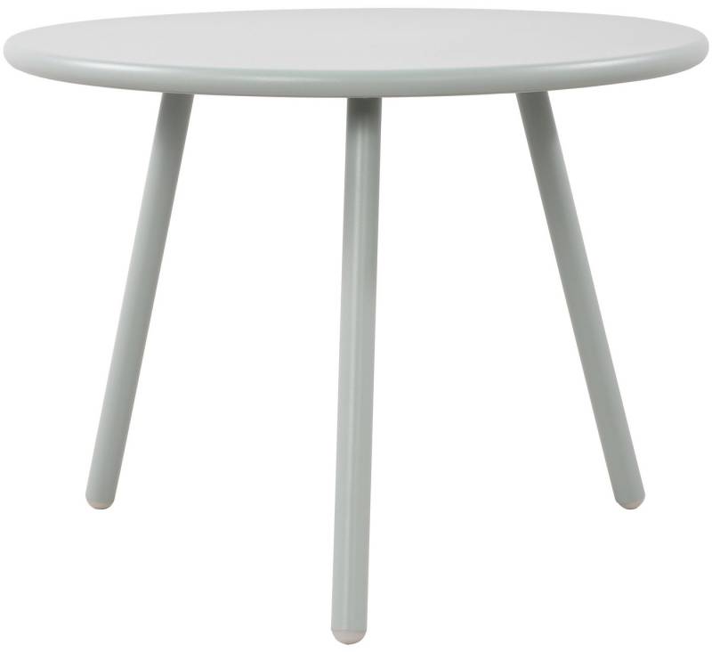 TPFLiving Couchtisch Maveo (Tischplatte: Recyceltes Polypropylen, UV-beständig, wetterfest, Metall mit E-Coating, rost- & korrosionsbeständig, mit Bodenschonern), Maße (TxBxH): 60 x 60 x 45cm - Farbe: türkis von TPFLiving