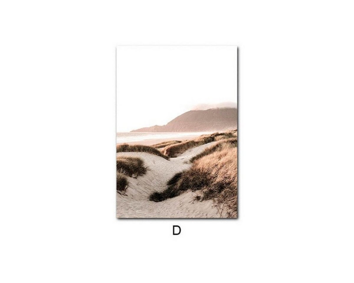 TPFLiving Kunstdruck (OHNE RAHMEN) Poster - Leinwand - Wandbild, Landschaften und Natur - 8 Motive und in 14 Größen zur Auswahl - (Wanddeko Wohnzimmer), Farben: Braun, Beige und Weiß - Größe: 25x35cm von TPFLiving