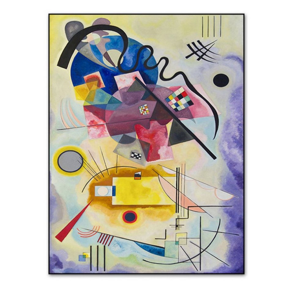 TPFLiving Kunstdruck (OHNE RAHMEN) Poster - Leinwand - Wandbild, Wassily Kandinsky - Berühmte Motive (Motiv in verschiedenen Größen), Farben: Leinwand bunt - Größe: 70x100cm von TPFLiving