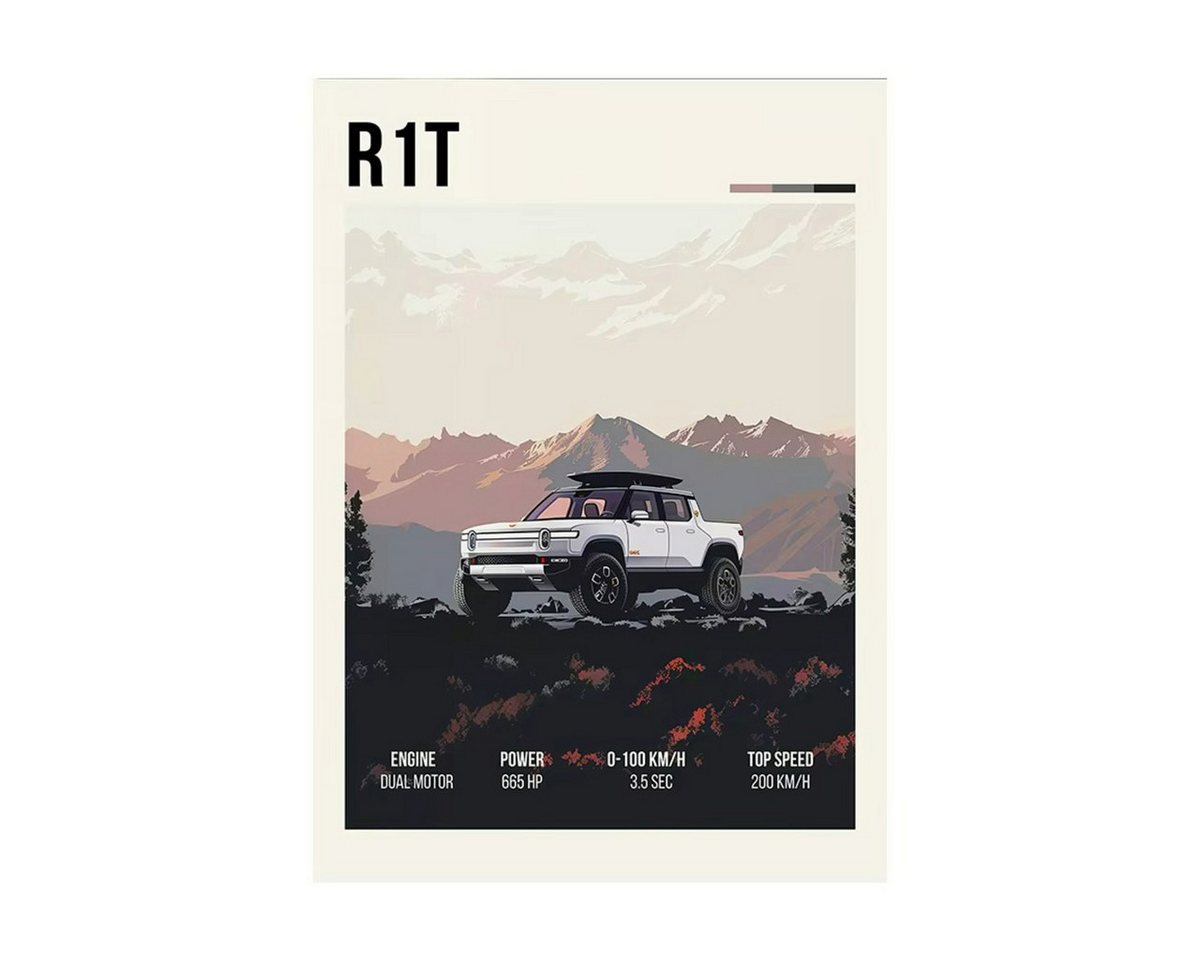 TPFLiving Kunstdruck (OHNE RAHMEN) Poster - Leinwand - Wandbild, Mode Automobil Druck Vintage Sport Auto Poster Garage Leinwand (Leinwandbild XXL), Farben: Grau, Schwarz, Orange, Blau, Rot, Grün -Größe: 50x70cm TPFLiving Kunstdruck (OHNE RAHMEN) Poster - Leinwand - Wandbild, Mode Automobil Druck Vintage Sport Auto Poster Garage Leinwand (Leinwandbild XXL), Farben: Grau, Schwarz, Orange, Blau, Rot, Grün -Größe: 50x70cm von TPFLiving