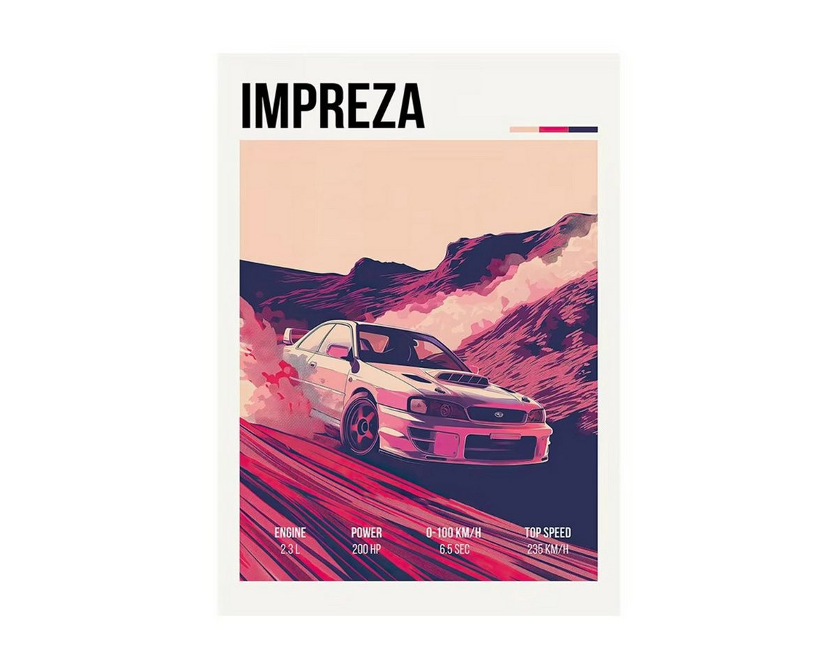 TPFLiving Kunstdruck (OHNE RAHMEN) Poster - Leinwand - Wandbild, Mode Automobil Druck Vintage Sport Auto Poster Garage Leinwand (Leinwandbild XXL), Farben: Grau, Schwarz, Orange, Blau, Rot, Grün -Größe: 50x70cm TPFLiving Kunstdruck (OHNE RAHMEN) Poster - Leinwand - Wandbild, Mode Automobil Druck Vintage Sport Auto Poster Garage Leinwand (Leinwandbild XXL), Farben: Grau, Schwarz, Orange, Blau, Rot, Grün -Größe: 50x70cm von TPFLiving