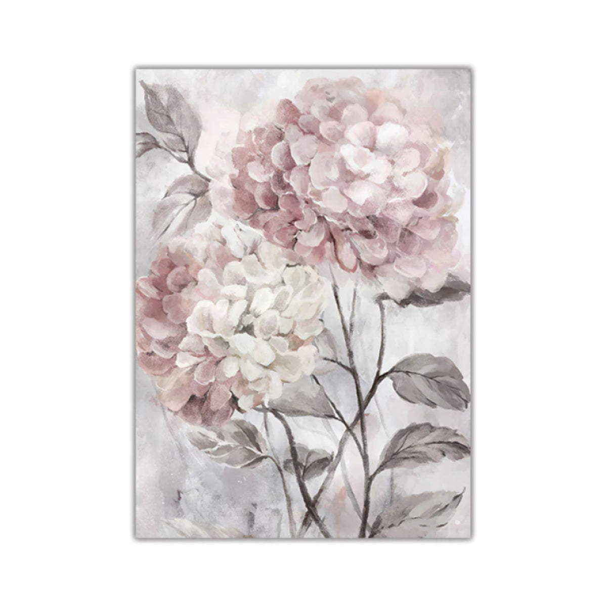 TPFLiving Luxus Poster Leinwand / Blumen in Rosa / 3 Motive in 17 verschiedene Größen - OHNE Rahmen - Modell TPFL-LW-35-MOT535-1 - 25x35cm von TPFLiving