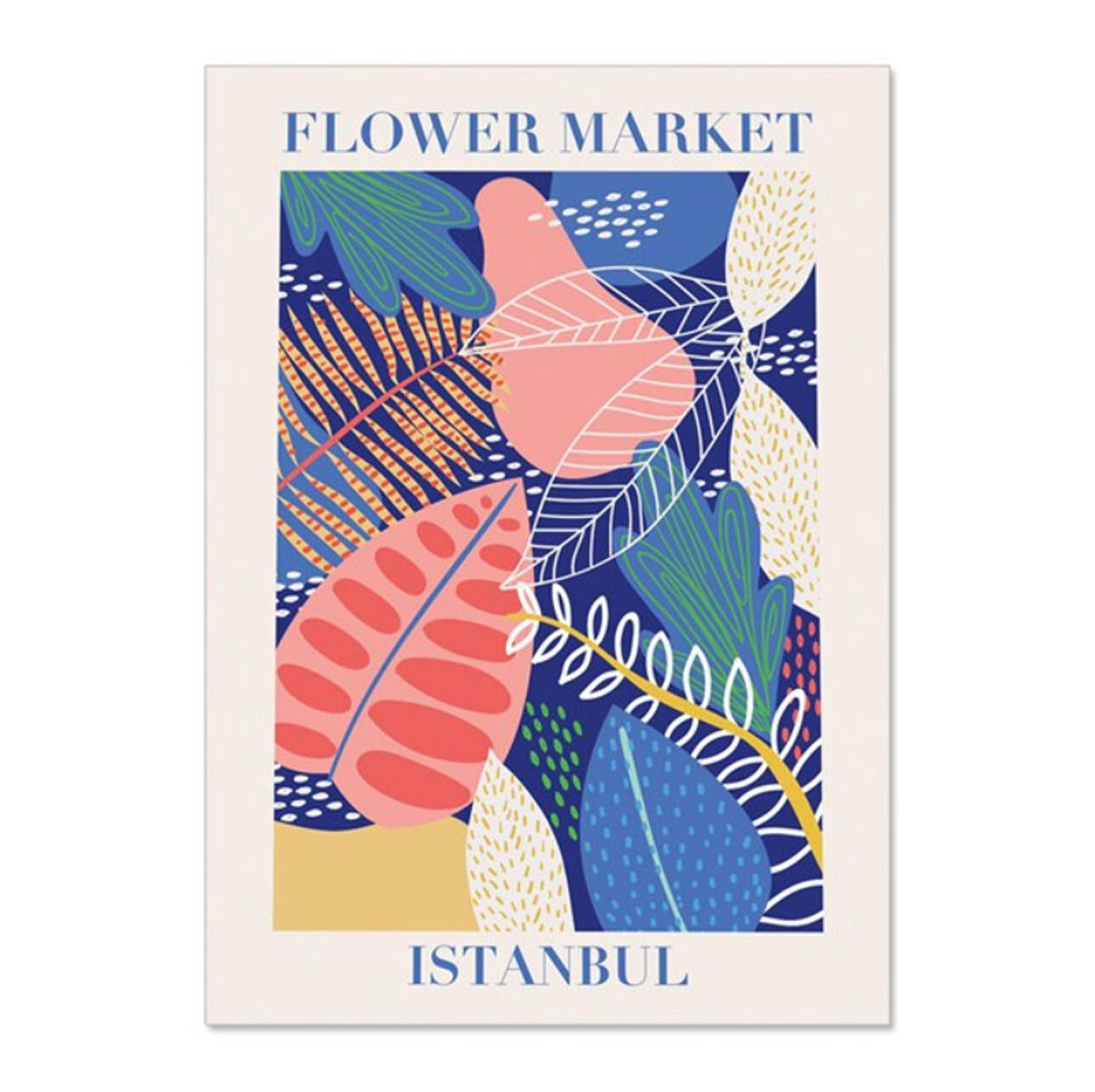 TPFLiving Poster Leinwand / Blumen, Florale Motive, Blumenmarkt - / Verschiedene Größen - OHNE Rahmen - Modell TX2259D - 13x18cm von TPFLiving
