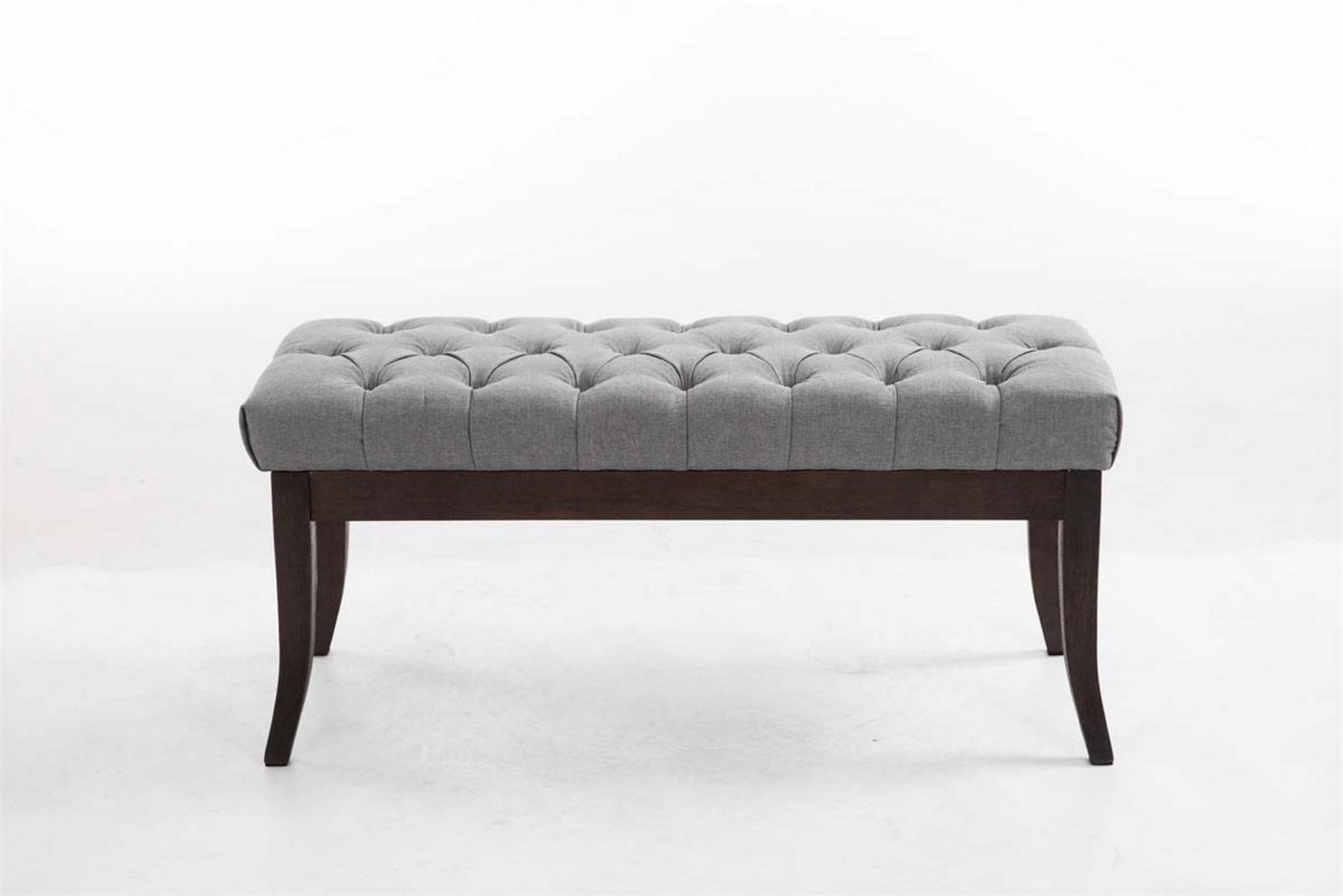 TPFLiving Sitzbank Romeo 100 cm - Polsterbank im Chesterfield Design (Kunstleder Sitzbank mit stabilem Holzgestell, 1-St), Maße (HxBxT): 46 x 100 x 38 cm - Gewicht: 11 kg von TPFLiving