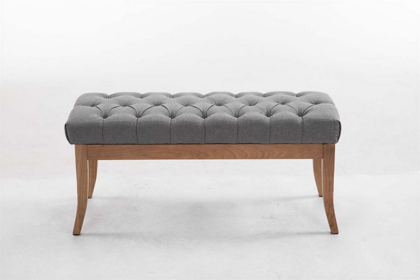 TPFLiving Sitzbank Romeo 100 cm - Polsterbank im Chesterfield Design (Kunstleder Sitzbank mit stabilem Holzgestell, 1-St), Maße (HxBxT): 46 x 100 x 38 cm - Gewicht: 11 kg von TPFLiving