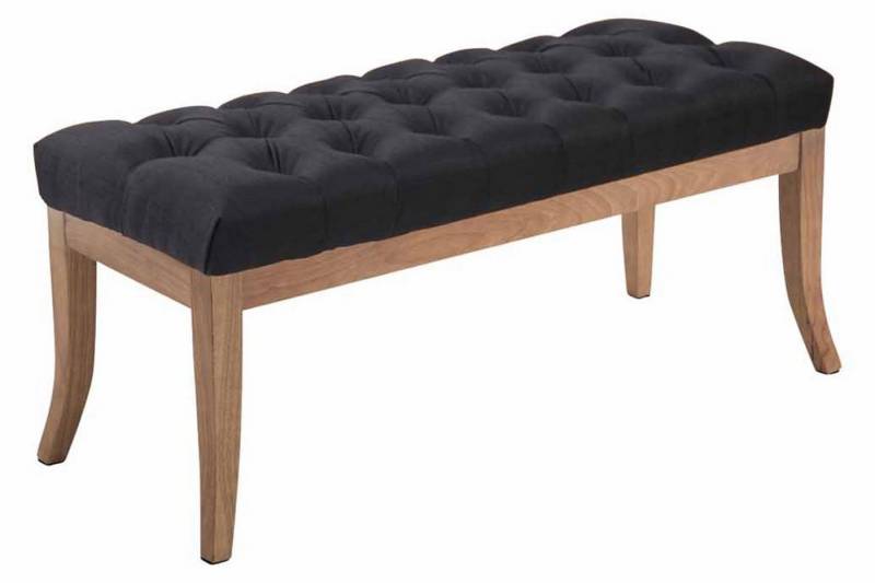 TPFLiving Sitzbank Romeo 100 cm - Polsterbank im Chesterfield Design (Kunstleder Sitzbank mit stabilem Holzgestell, 1-St), Maße (HxBxT): 46 x 100 x 38 cm - Gewicht: 11 kg von TPFLiving