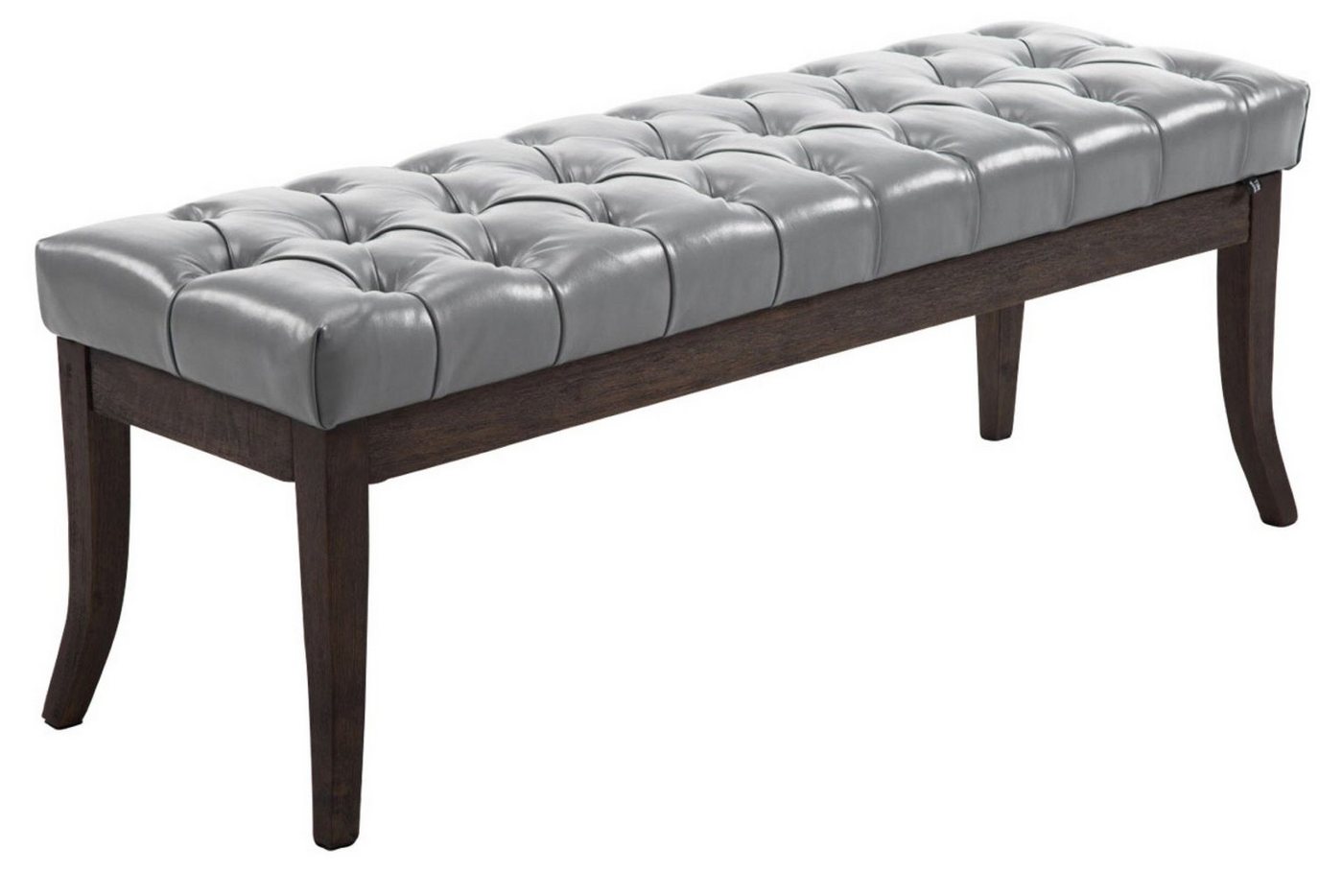 TPFLiving Sitzbank Romeo 120 cm - Polsterbank im Chesterfield Design (Kunstleder Sitzbank mit stabilem Holzgestell, 1-St), Maße (HxBxT): 46 x 120 x 38 cm - Gewicht: 15 kg von TPFLiving