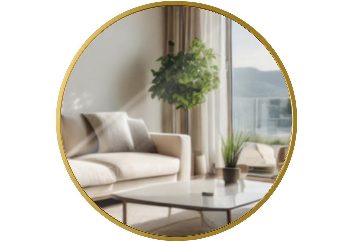 TPFLiving Spiegel Mirava (Harmonisches Mittelmaß für viele Raumgrößen, Perfekt für Flur, Schlafzimmer oder Badezimmer), Stilvoller Akzent ohne zu dominieren von TPFLiving